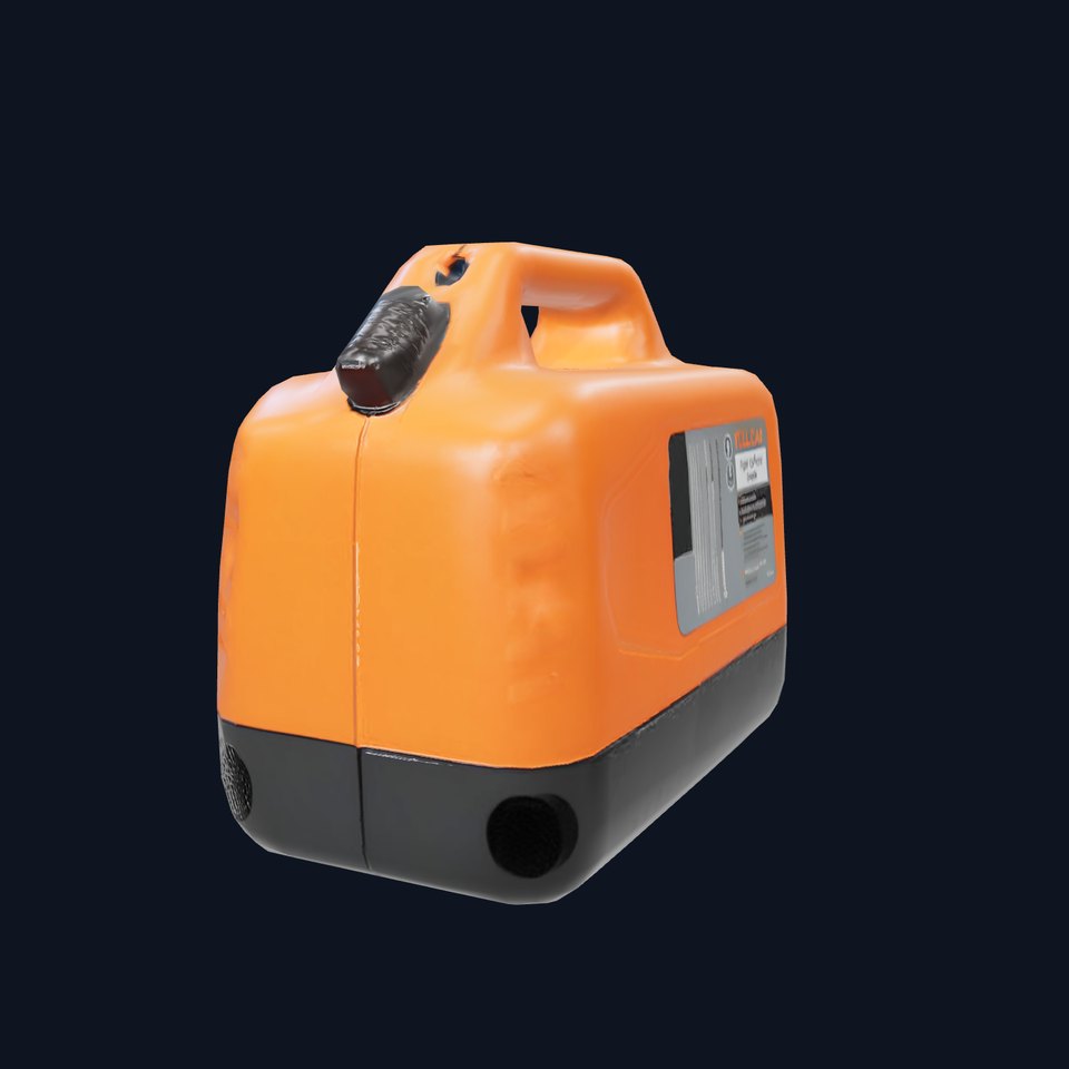 Orange Fuel Can model pack